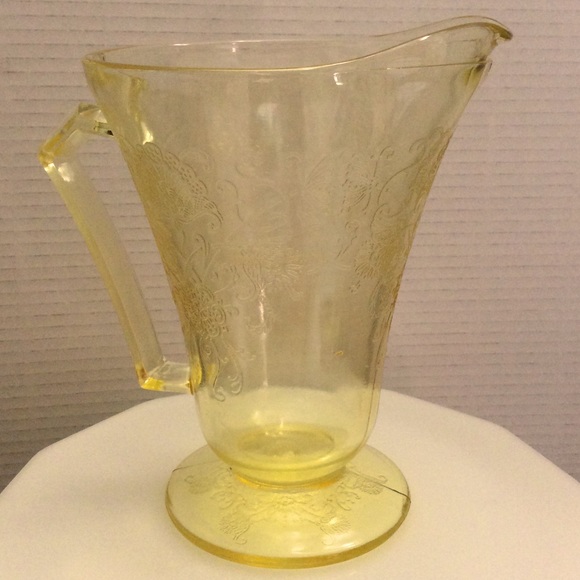 Depression Glass Florentine No.2 / Poppy - Picture 3 of 7